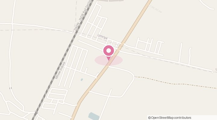 Map showing Poonam Resort, Mhow